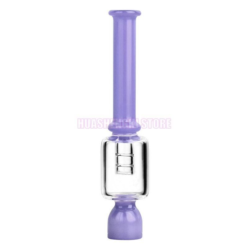 Neueste bunte Glasrohre Ein Schlagmann Asche Catch Herb Tobacco Oil Rigs Filter Schüssel tragbare innovative Handpipes Rauchen Zigarettenhandhalter Innovative Tube DHL