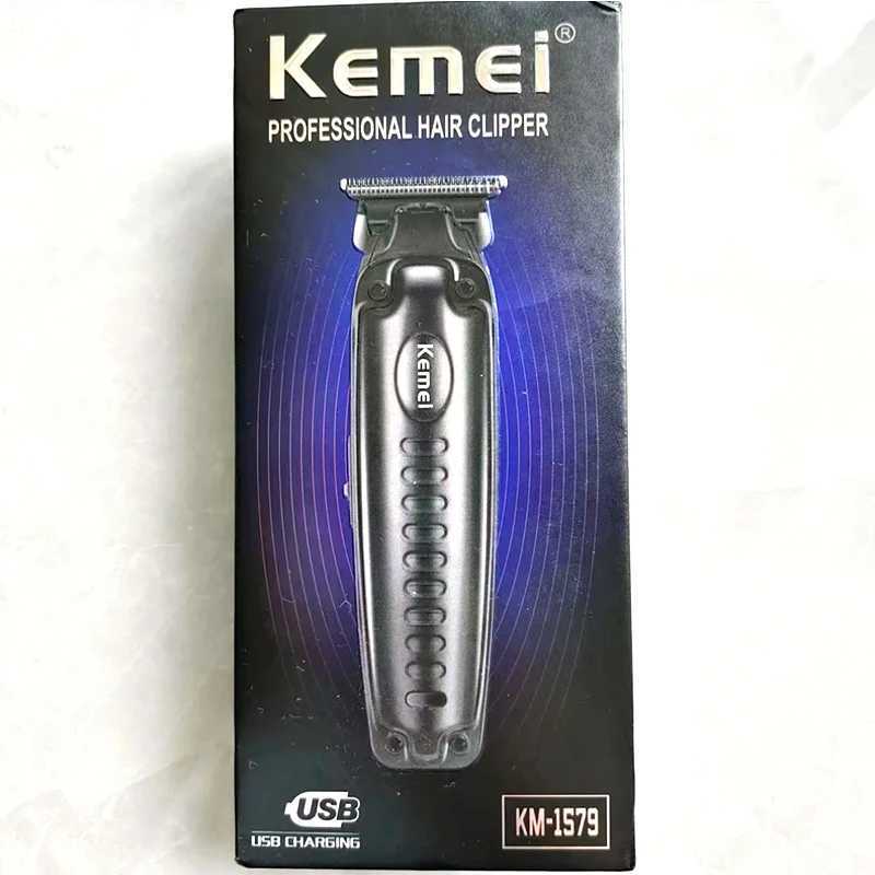 Haar Trimmer Kemei Mens Electric Scissor Professional Draadloze USB-oplaad KM-1579 Q240427