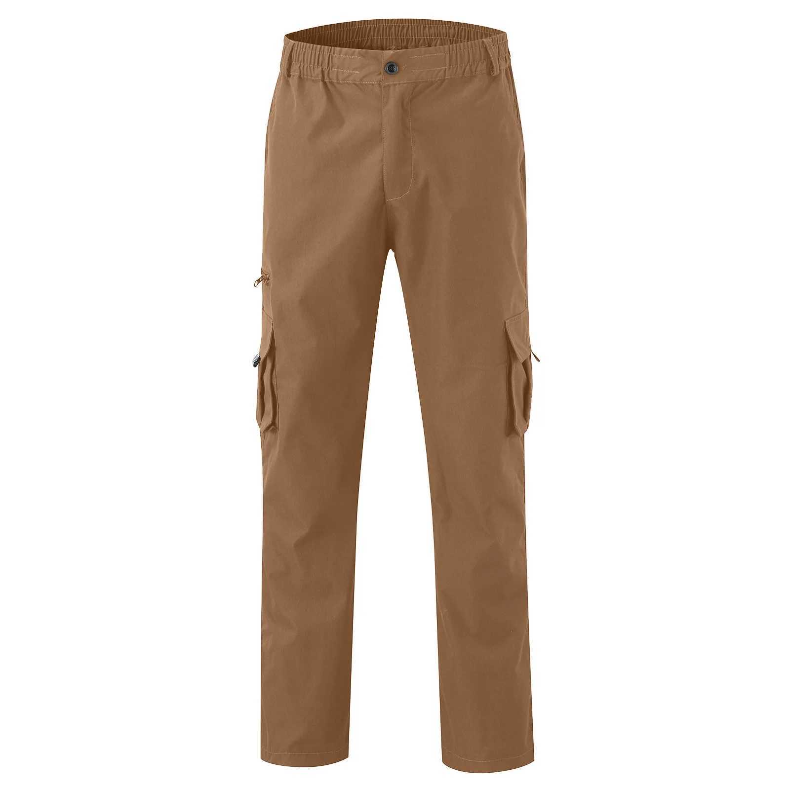 Spodnie męskie spodnie sportowe męskie spodni ładunkowe swobodne multi kieszeni wojskowe taktyczne porwę taktyczną torbę ładunkową MENSL2404