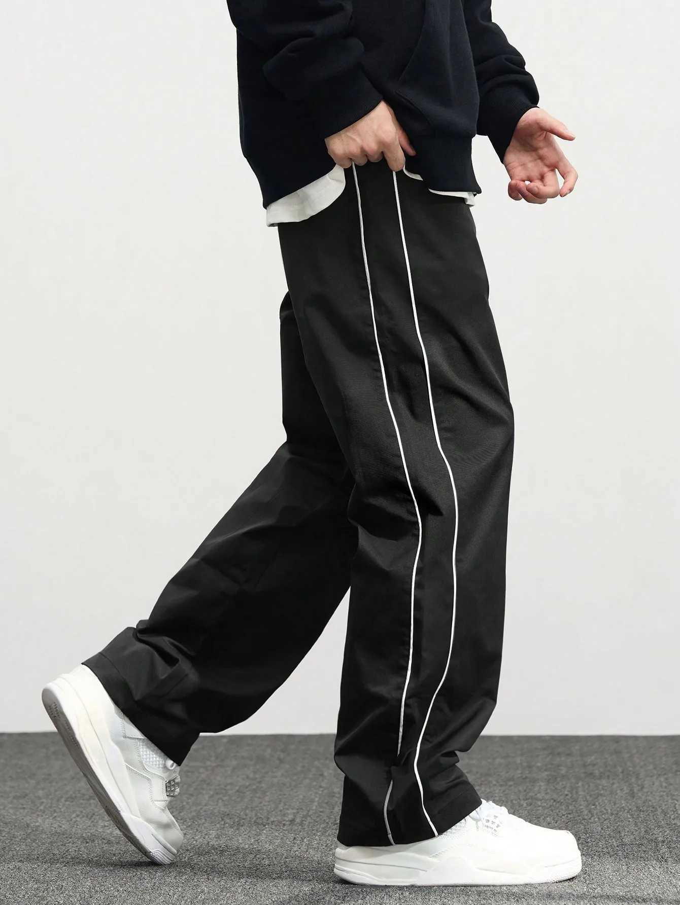 Men's Pants Mens casual cotton pants mens loose fitting pants with side pockets Trousers for Street Everyday Jogger OutL2404