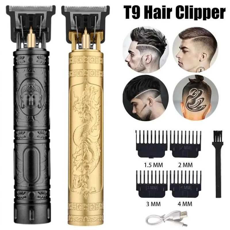 Haar Trimmer T9 Elektrische haar Clipper Hair Clipper Shaver Body Trimmer Professional Hairdresser Mens Trimmer Shaver Q240427
