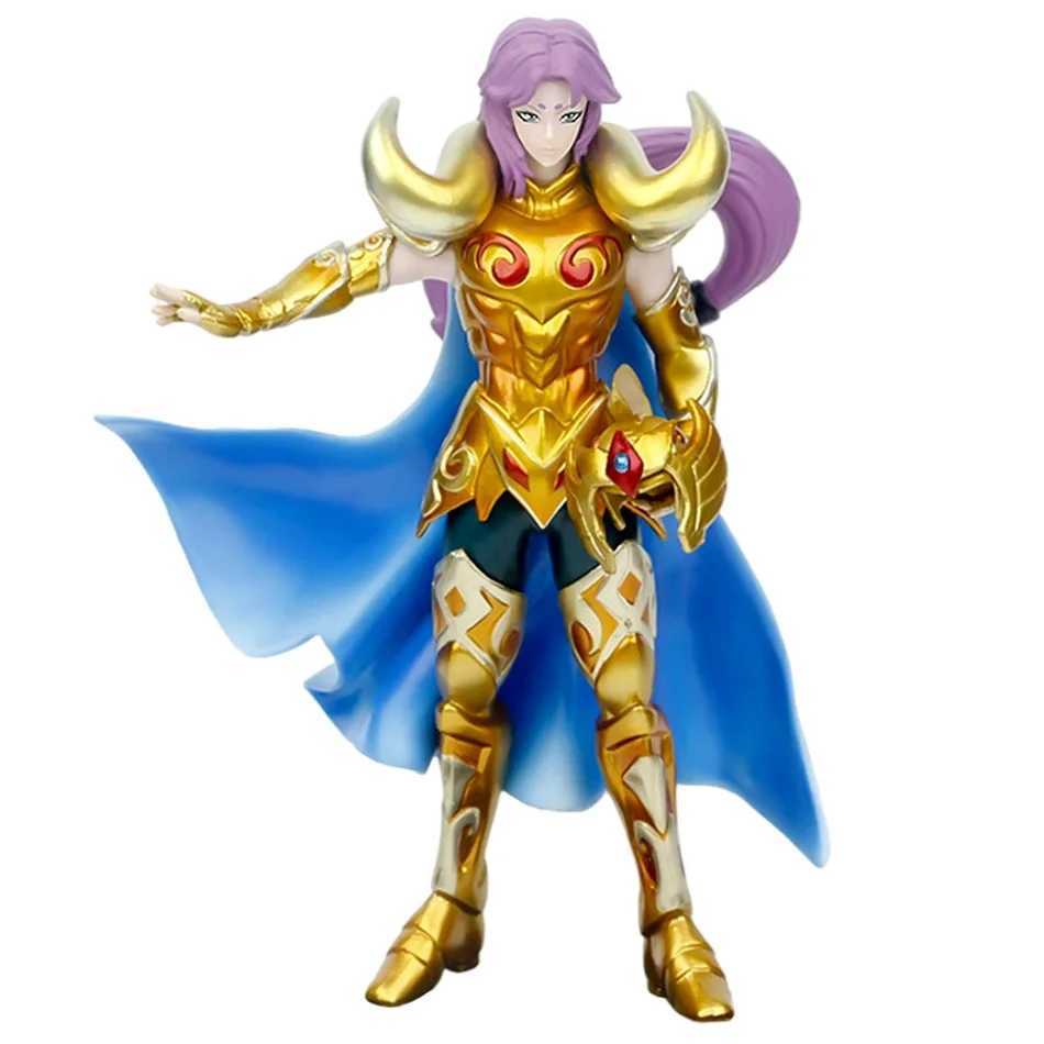 Action Toy Figures Saint Seiya Mythological Costume Ecliptic Belt Action Golden Knight Leo Aiolia Aquarius Camus Cancer Death Mask Model Toyl2403