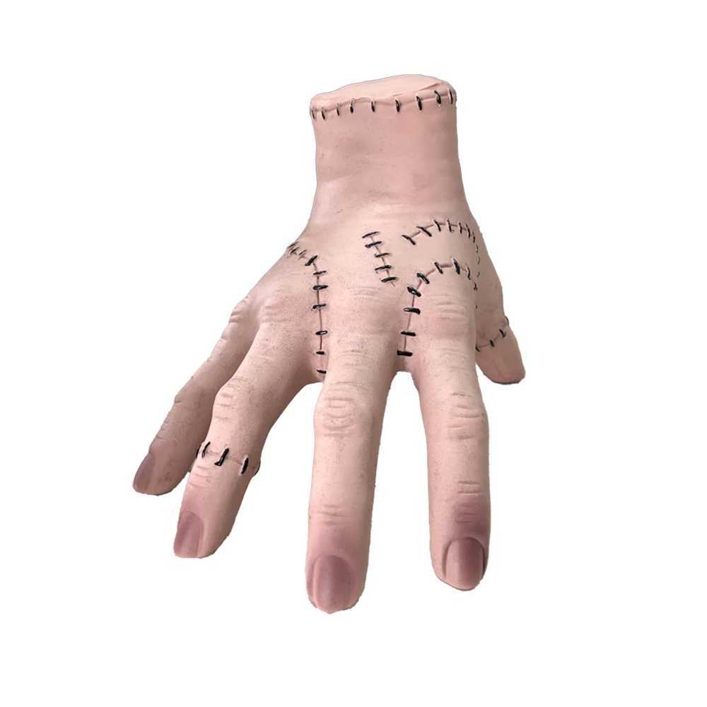 Actie speelgoedcijfers woensdag PVC Thing Hand Cosplay Figurine Home Decor Desktop Crafts Halloween Party Costume PropsL2404