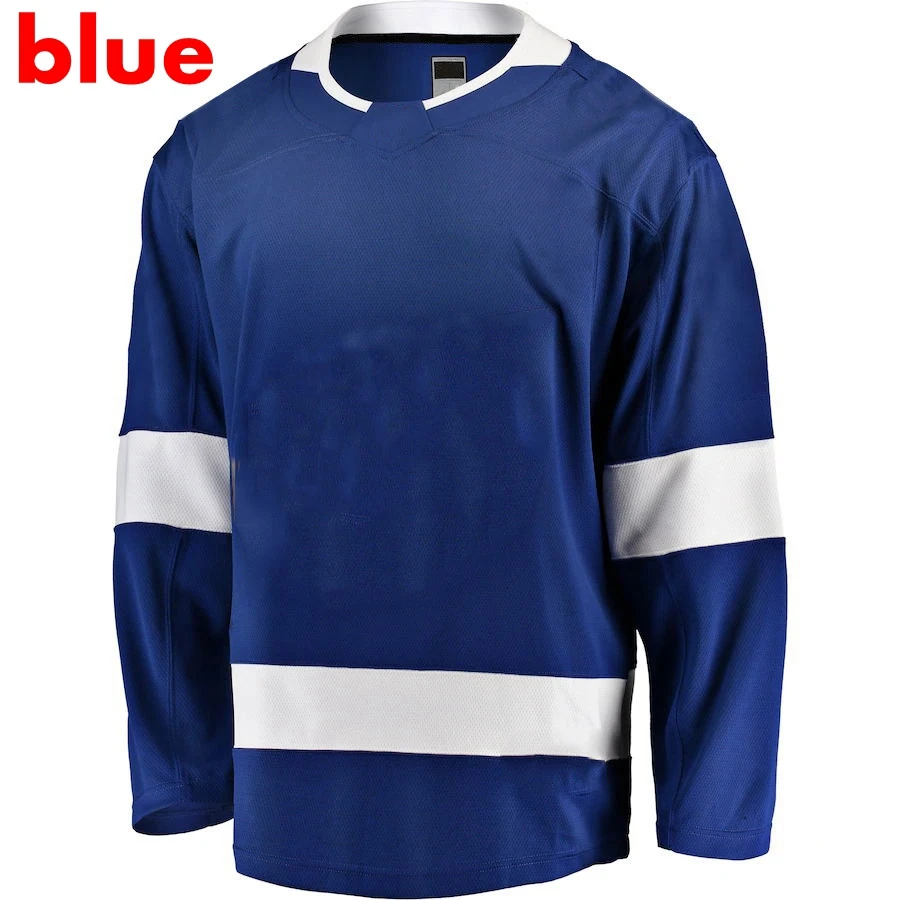 Hockey personnalisé Stitch Men Ice Hockey Jerseys Tampa Bay Fans Jersey Hedman Kucherov Vasilevskiy Point Jersey Blue Blanc Black 2021