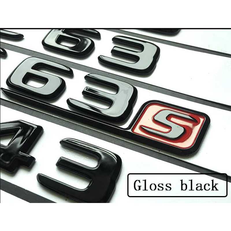 Tattoo Transfer Car Trunk Letters Alphabet Badge Emblem Sticker voor Mercedes Benz CLS Klasse 56 63 CLS260 CLS300 CLS400 CLS350 C219 C257 240427