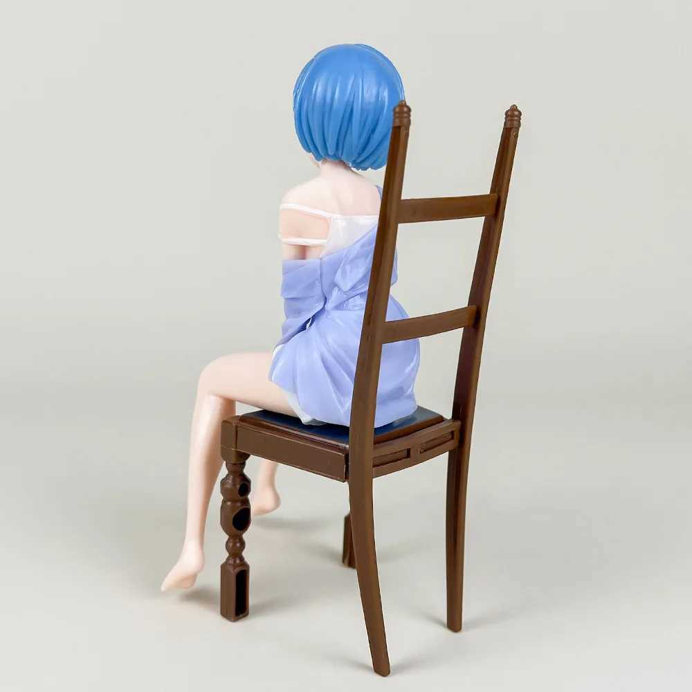 Anime manga liv från olika världar av noll rem sitter på en stol PVC action karaktärsserie modell barn leksaker jul presentl2404