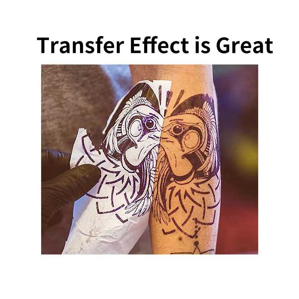 Tattoo Transfer Tattoo Transfer Paper 5/10/15st Master Classic 4 Layers Freehand Tattoo Transfer Machine Thermal Copier High Quality Stencil 240427