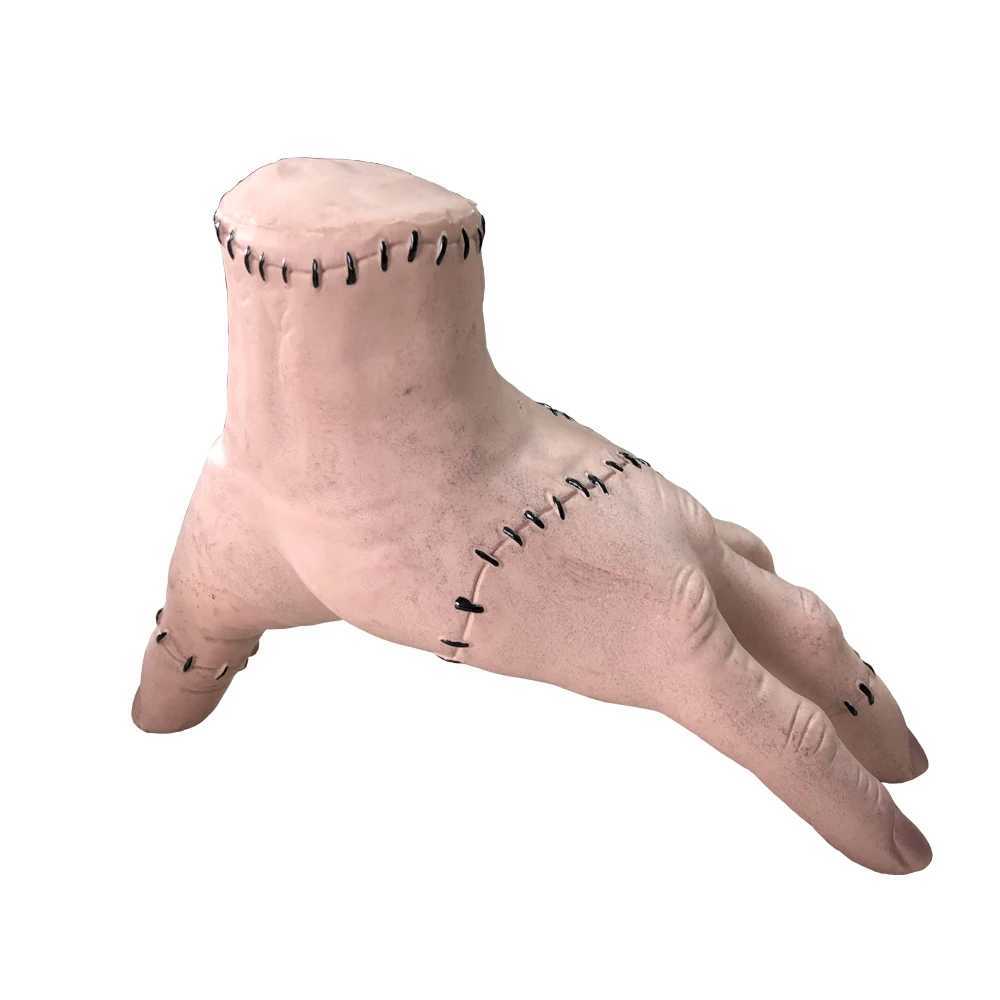 Actie speelgoedcijfers woensdag PVC Thing Hand Cosplay Figurine Home Decor Desktop Crafts Halloween Party Costume PropsL2404