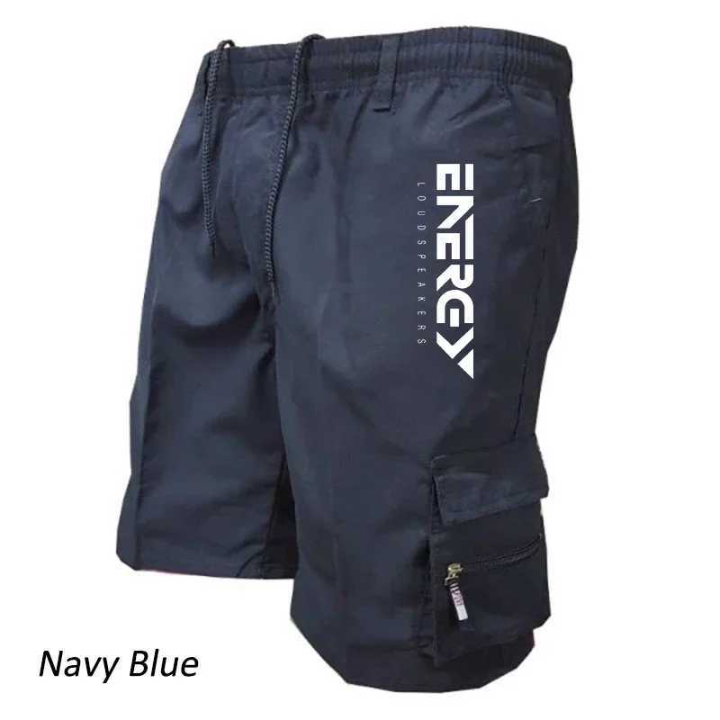 Mäns shorts utomhus frakt Korta män wrap elastic midja cykel multi ficka lös arbete snabb torkning av sporttryck byxor q240427