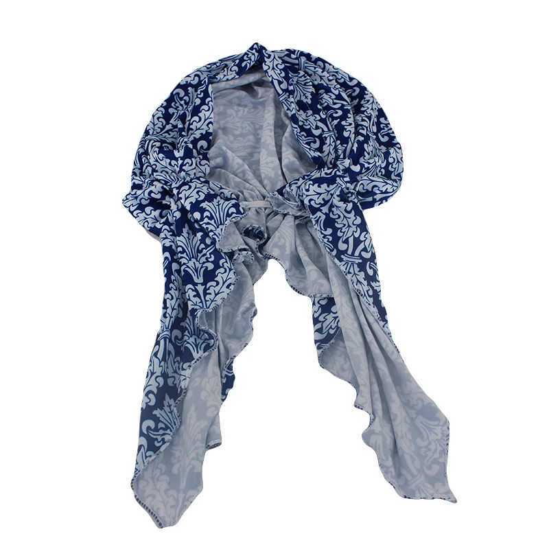 Bandanas Durag Neue Erwachsene weibliche blumige Kopfbedeckung Frauen Bandagen Herbst Mode Haare Turbo Blumenzubehör zum Verkauf 240426