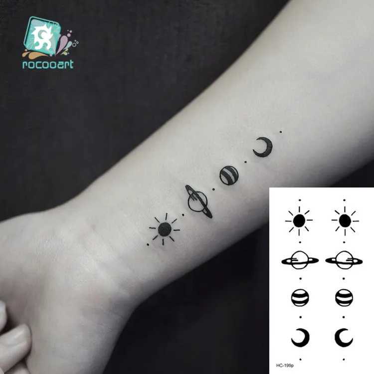 Tattoo overdracht kleine tijdelijke tattoo sticker g-dragon hetzelfde zwart glimlachend gezicht kat sterren patroon water overdracht body art nep tatoo vrouwen 240427