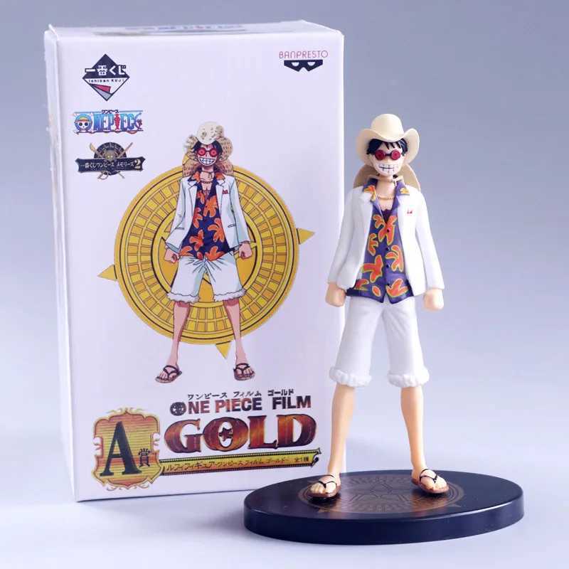 Action Toy Figures One piece Luffy white series character Nami Brook model helicopter Franky toy Robin Sanji doll Usopp action characterL2403
