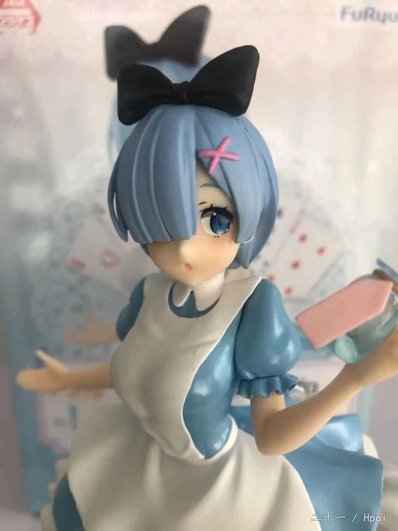 Anime Manga REM Figure Animation re Life in a Different World From Zero Figure Super Special Series in Wonderland Blue Maid Tenfit Doll Modell2404