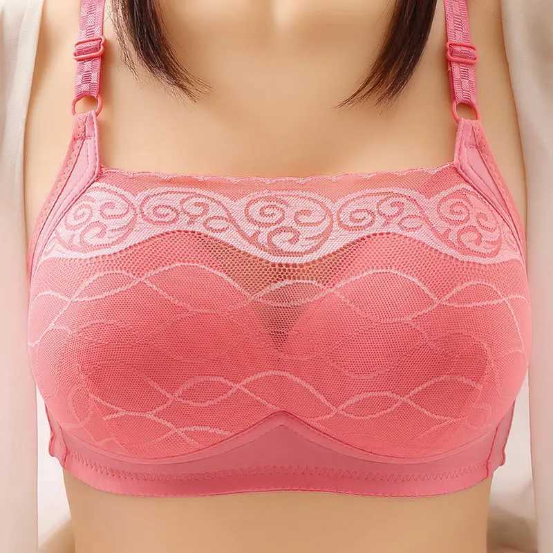 Zwangerschap Intimates Moeders groot formaat Volledig beker Bust Model Bra vrouwen terug drie rijen knoppen ondergoed vrouwen niet-stalen ring brassiere dames bhas d240426