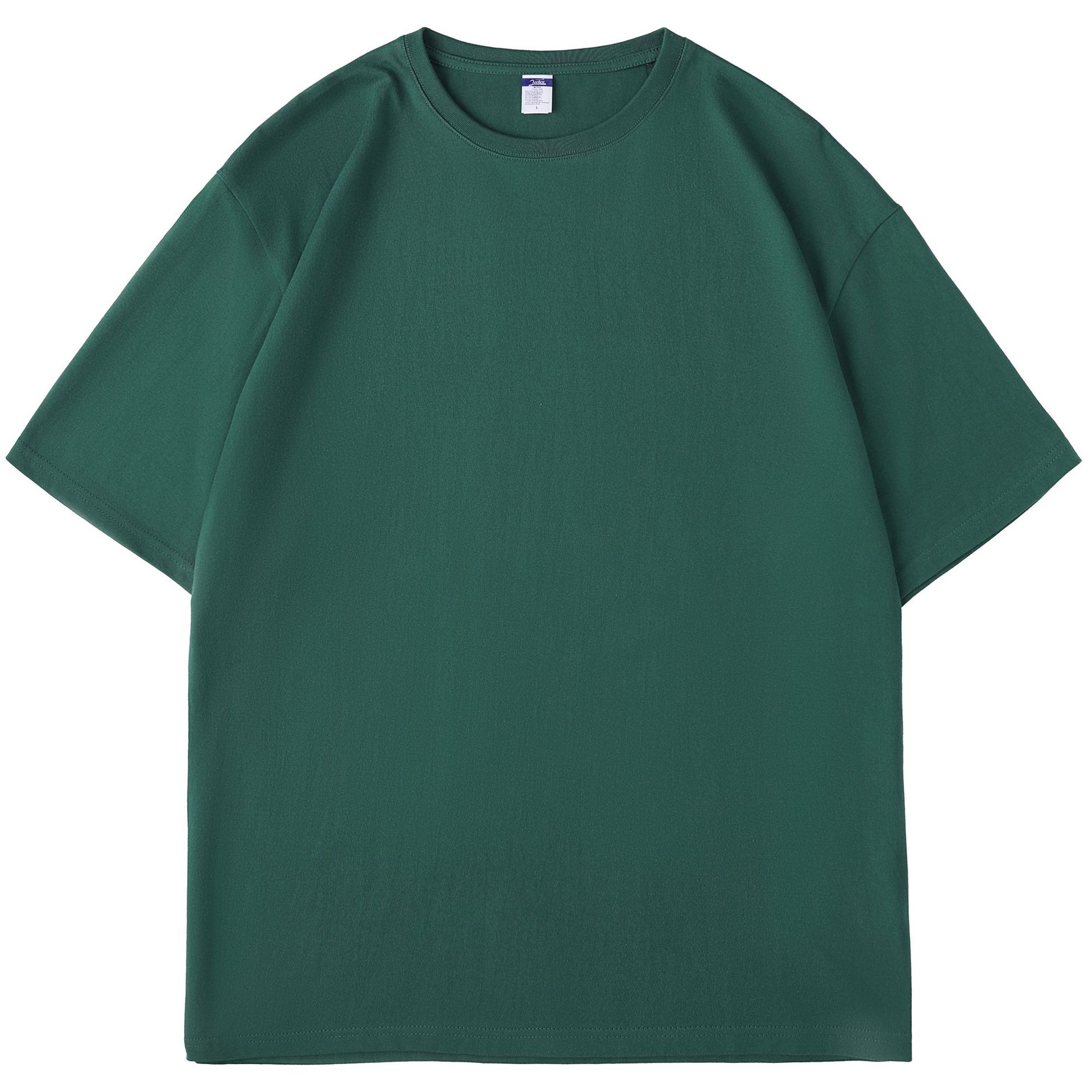 Coton 100% plus taille rond cou rond t-shirt féminin à manches courtes 4TZ