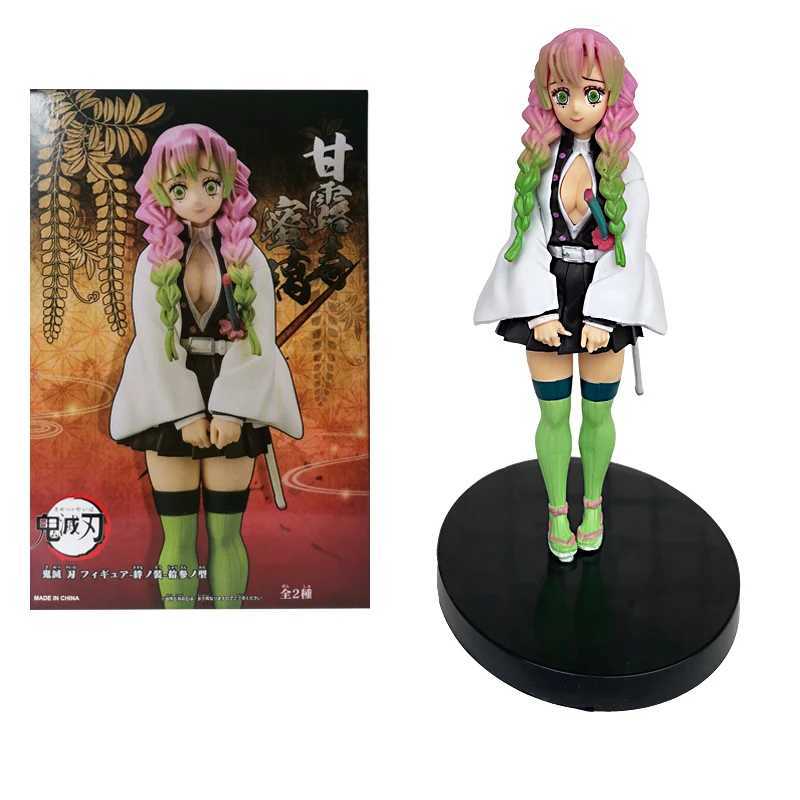 Figure giocattolo d'azione personaggio animato personaggio demone killer personaggio d'azione giocattolo kimetsu no yaiba bambola tanjiro nezuko zenitsu personaggio inosuke warrior pvc modello toyl2403