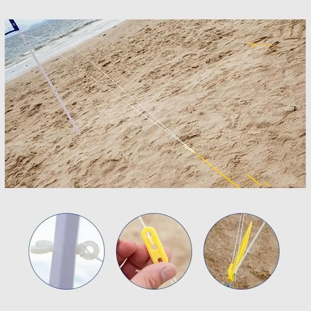 Volleyball portable Volleyball Net pliant pliant ajusté Badminton Badminton Tennis Net avec poteau debout pour Beach Grass Park Outdoor LIEUX