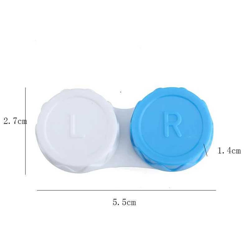 Contact Lens Accessories 1/Glasses Cosmetic Contact Lenses Box Contact Lens Case for Eyes Travel Kit Holder Container Travel Accessories Wholesale d240426