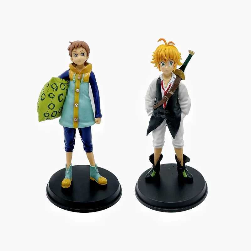 Eylem Oyuncak Figürleri Sıcak anime Meliodas Kral Model Bebek Yastığı Duruşu Kılıç Eylem Diyagramı PVC Eylem Diyagramı Serisi Hediye2403