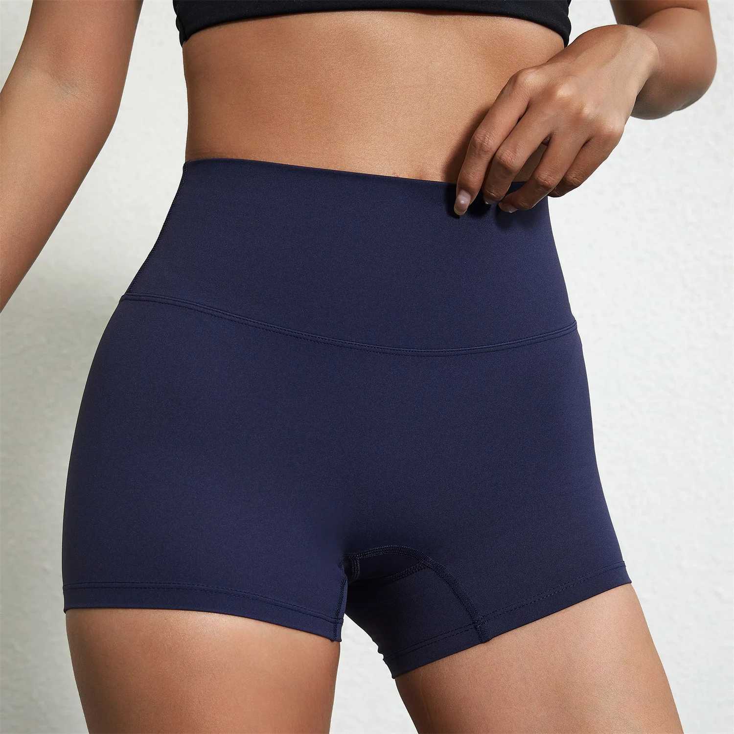 Shorts actifs vendeurs à chaud de couleur solide color haute taille gym yoga lega legging féminin fitness sport court soft léopard imprime joggot athlétique d240426