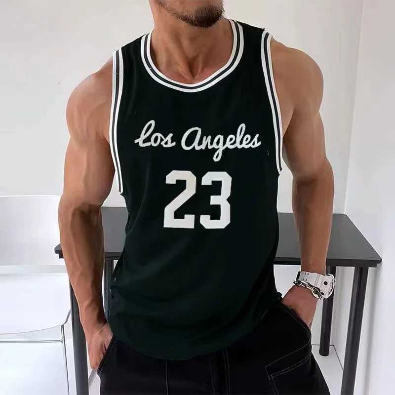 Tops cerebbe da uomo 2023 Summer Sports Sports Top Top Fitness Fitness Top Top Thirt-S-Shirtle Mens Basketball Training Fashion # 23 Tank Topl2404