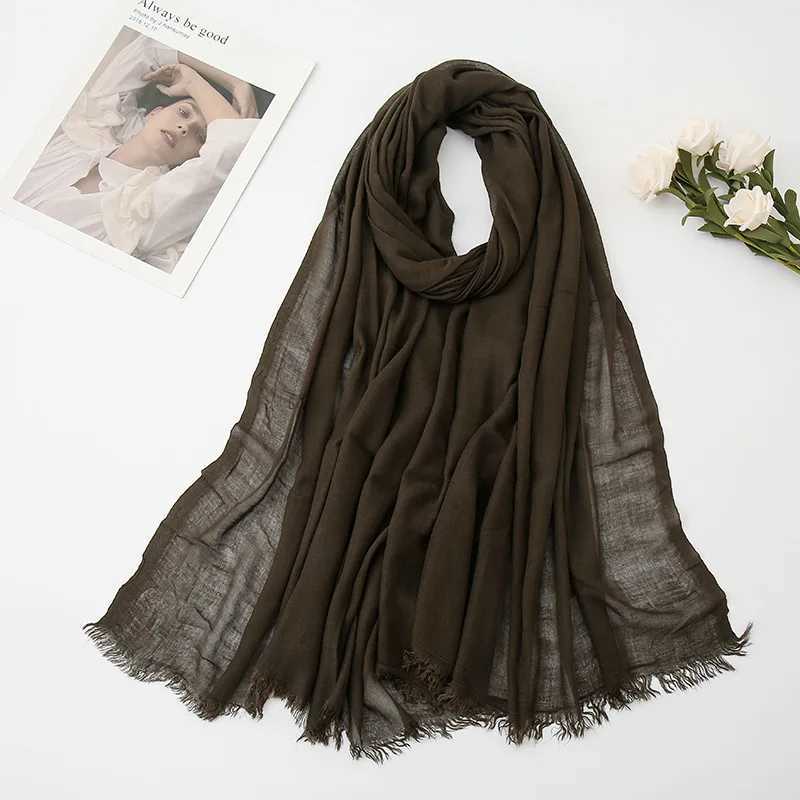 Sjalar stor storlek vanlig marinblå frans viskos sjal halsduk lady wrap ljuddämpare pannband muslim hijab snood echarpe foulard femme 190*90 cm d240426