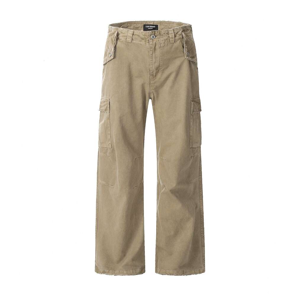 11 KNIN AMERYKAŃSKIE CZĘŚCI ROBORE, luźne, swobodne, proste nogi Funkcjonalne potargane i przystojne spodnie z drewna, spodnie towarowe