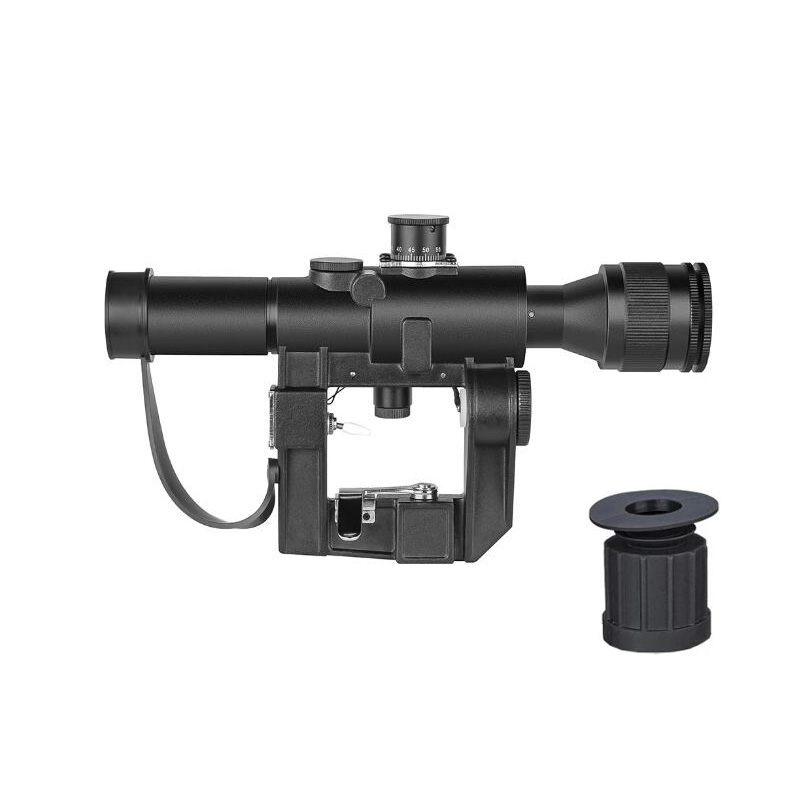 SVD 4x26 Red illuminé Riflescope Glass Reuticle Scope Tactical Optics Sisets Tirant Ak Rifle Hunting Shot Outdoor