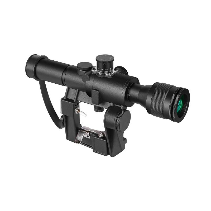 SVD 4x26 Red illuminé Riflescope Glass Reuticle Scope Tactical Optics Sisets Tirant Ak Rifle Hunting Shot Outdoor
