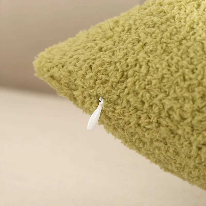 Подушка/декоративный сплошной цвет макарон задним чехол 45*45 см подушка подушка поясничная для домашних декораторов