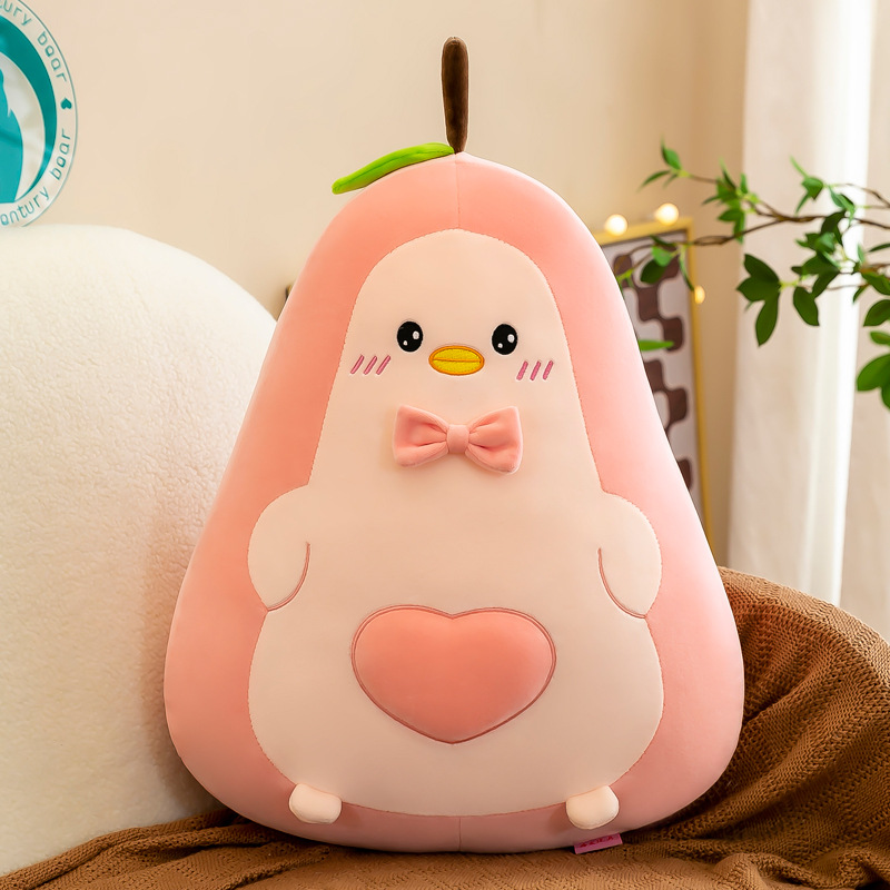 Cross border Chuangyi Avocado Pillow, Duck Doll, Valentine's Day Gift, Couple, Authentic Long Plush Toy, Foreign Trade