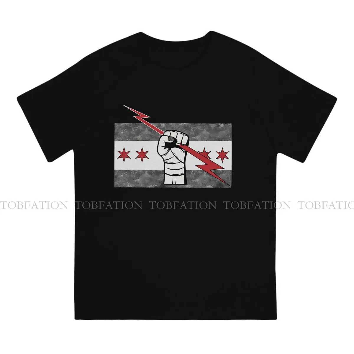 القمصان للرجال أفضل CM CM Punk Mens T-Shirt Cotton Grunge Crewneck T-Shirt Harajuku Clothing T240425