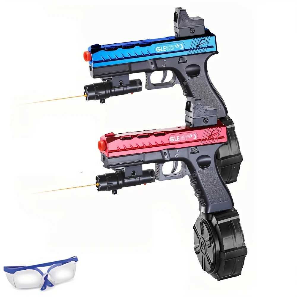 Gun Toys Boys Toys Guns 7.4V Battery Electric High Speed Beads Balls Gun Burst Game Model Hot Selling T240428