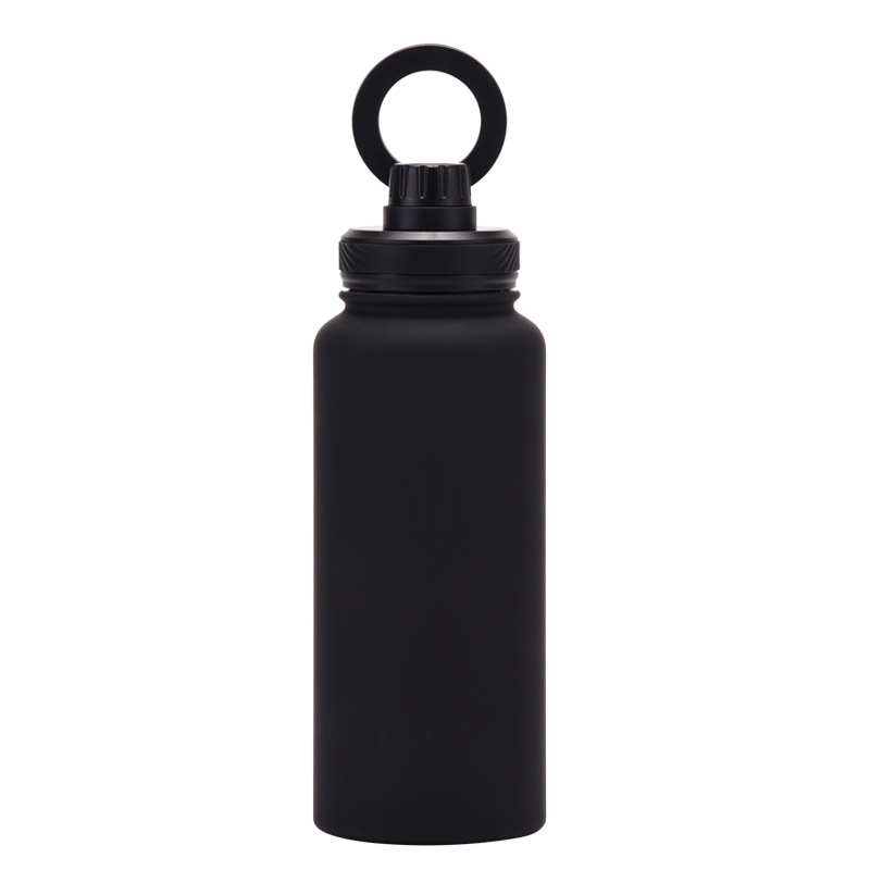 2024 New Stainless Steel Sport Water Bottles With Magnet Lids Double Wall Insulated Vacuum Tumblers