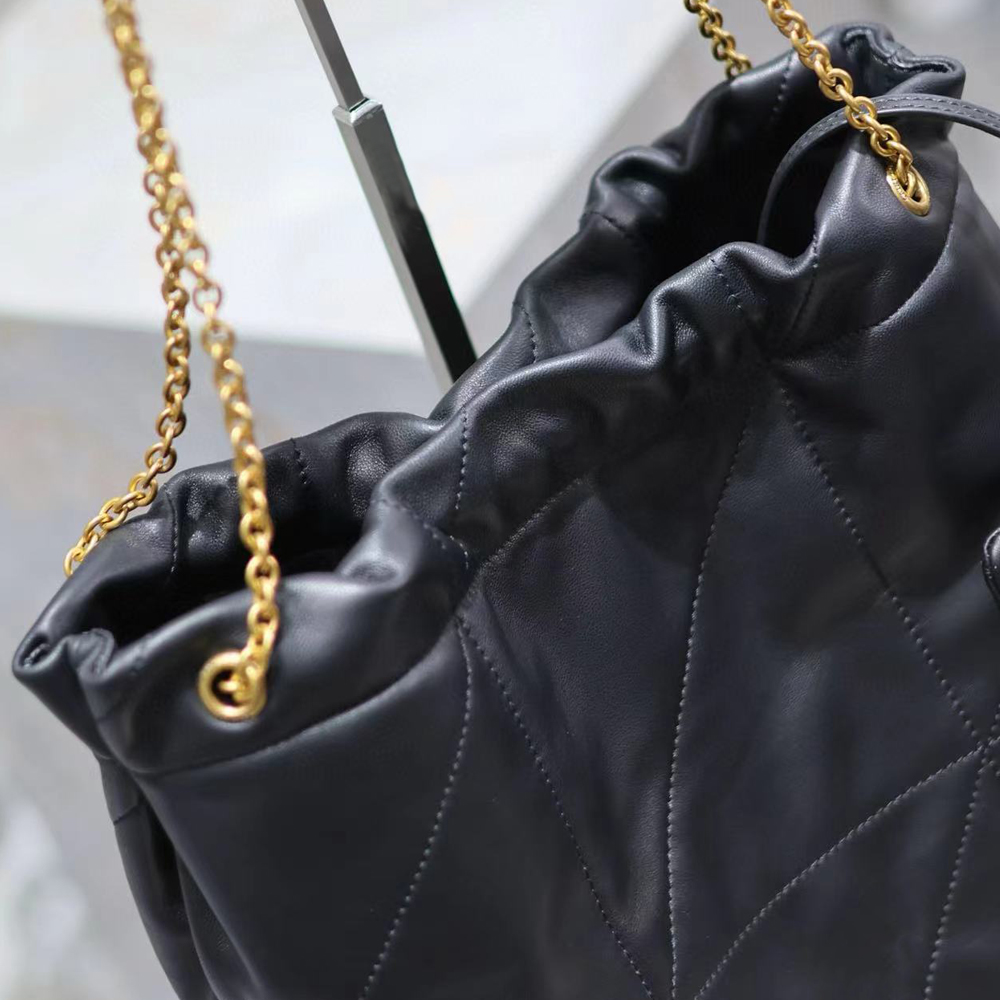 Designers de qualidade de espelho 10A sacola de sacola acolchoada sacos de compras grandes 38 cm de pele de carneiro preto bolsa de viagem feminino de couro genuíno hobo luxurys bolsas de carteira embreagem de carteira