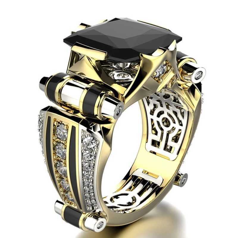 Anelli di nozze classiche Diamond Mens Multi-elementi classici Color Gem Party Ring Ring Anniversary Gift Gioielli all'ingrosso