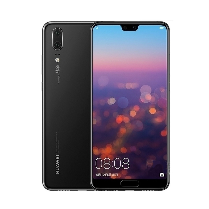 Huawei P20 4G смартфон процессор, Hisilicon Qilin 970 5,8-дюймовый экран, 20-мегапиксельная камера, 3400 мАч Android Подержанный телефон.