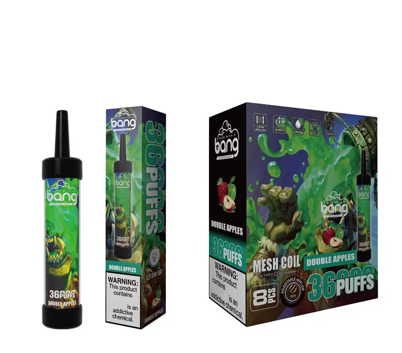 Puff 36K Bang 36000 Puffs Vapes Einweg -Zigaretten 0% 2% 3% 5% 40 ml vorgefüllter Schoten Einstellbarer Luftstrom 650mAh Puff 25K Bang 20000 Puff 18K Vape 15000 Vapers vs Vapsolo