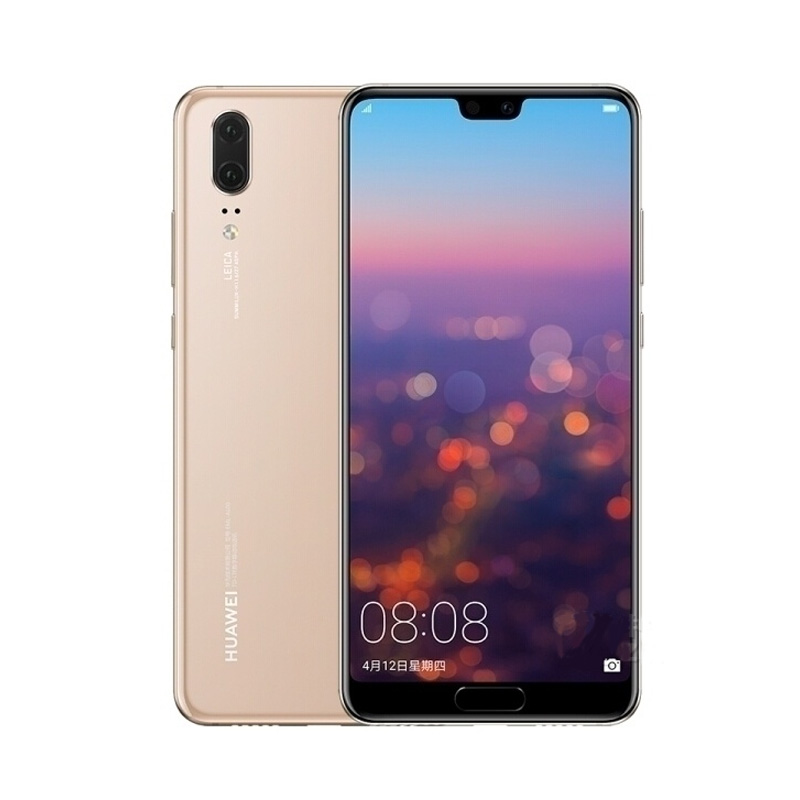 Huawei P20 4G смартфон процессор, Hisilicon Qilin 970 5,8-дюймовый экран, 20-мегапиксельная камера, 3400 мАч Android Подержанный телефон.