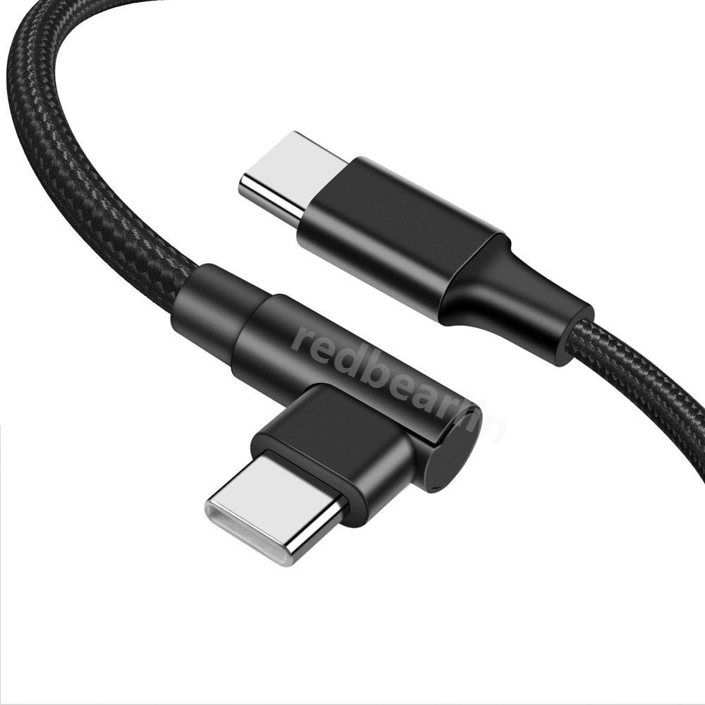 60W 3A Szybka szybka ładowarka 90 stopni USB C Męska do samca Kabel PD typu C dla Samsung S10 S20 S23 S24 UTRAL HTC LG Android Telefon 15 15 Pro 15plus Promax 1M 2M 3M 3M