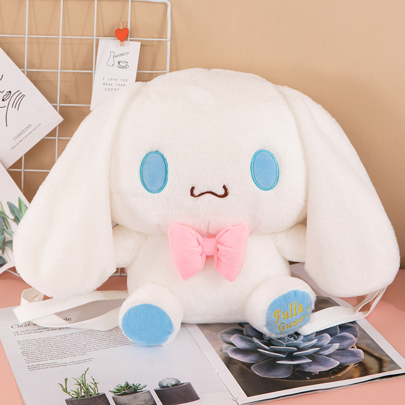 新しい漫画3。 li ou ou backpack kuromi leti plush toyバックパッククリエイティブビッグイヤードッグ