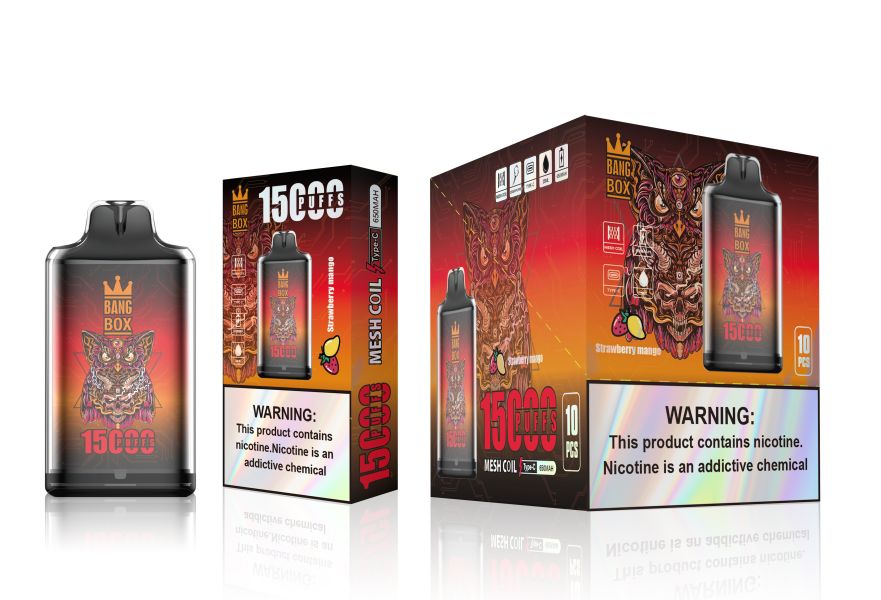 Original Bang Bo 15000 sbuffi 15k a vapo sfumato a cifare usa e ge-sigaretta 25 ml Capacità della batteria 650 mAh 0/2/3/5% 12 sapori Vaper