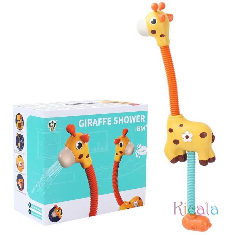 Детские игрушки для ванны 1 % маленький жираф Электрический спрей водяной спрыг