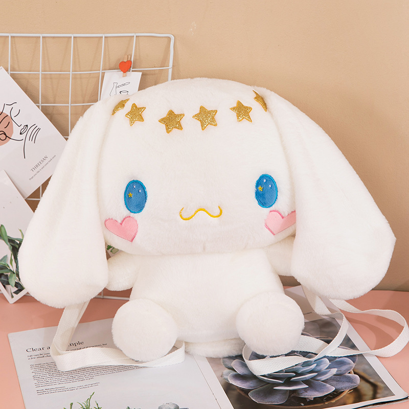 新しい漫画3。 li ou ou backpack kuromi leti plush toyバックパッククリエイティブビッグイヤードッグ