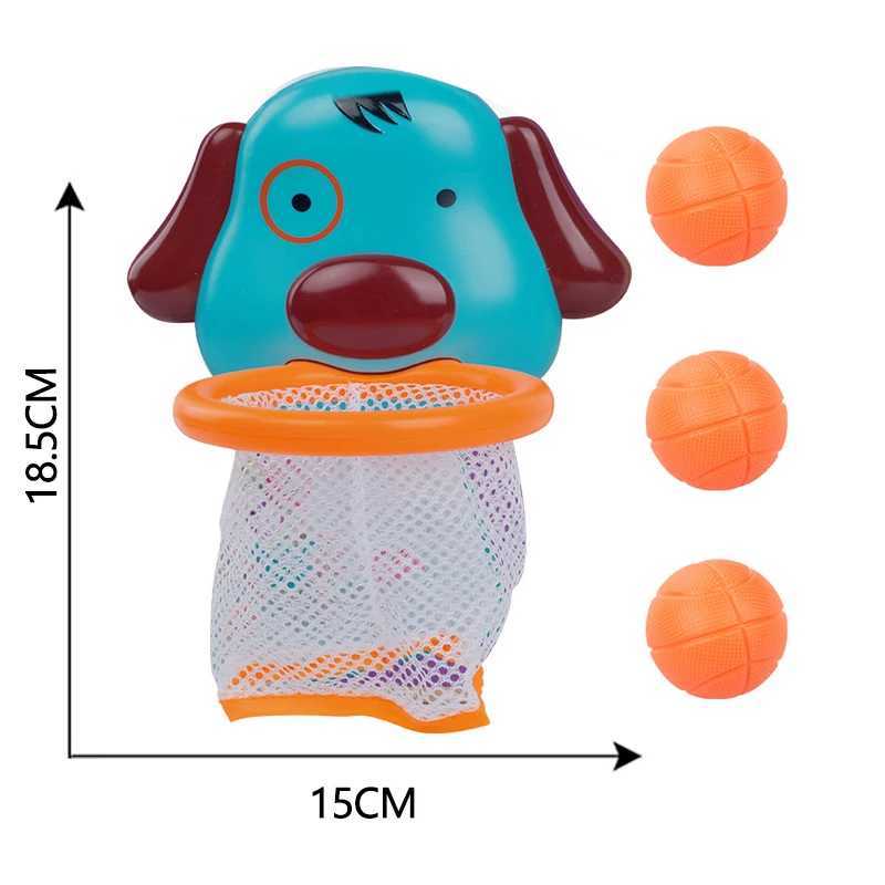 Giocattoli da bagno bambini giocattolo bambini giocattoli bambini giocattoli da bagno vano da bagno a pallacanestro con 3 palle bambini da gioco all'aperto set carina balena