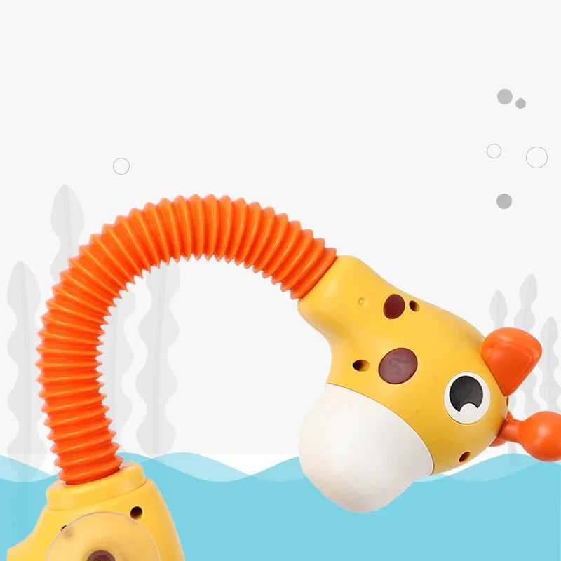 Baby Bad Spielzeug Giraffe elektrische Spray Wasser Squirt Sprinkler Baby Bad Spielzeug Badewanne Duschpool Badezimmer Spielzeug für Säuglinge Babys Kleinkinder Geschenke