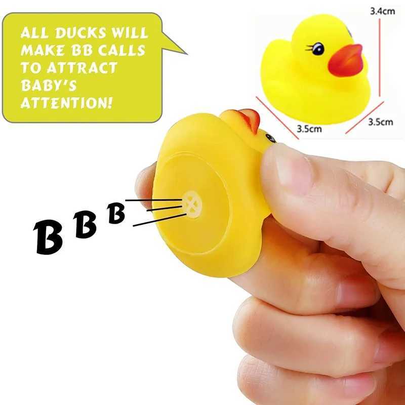 Baby Bad Spielzeug 20/Baby Bad Spielzeug süße kleine, quietschende Gummi -Enten mit Squeeze Sound Float Enten Babyparty Wasserspielzeug für Kinder
