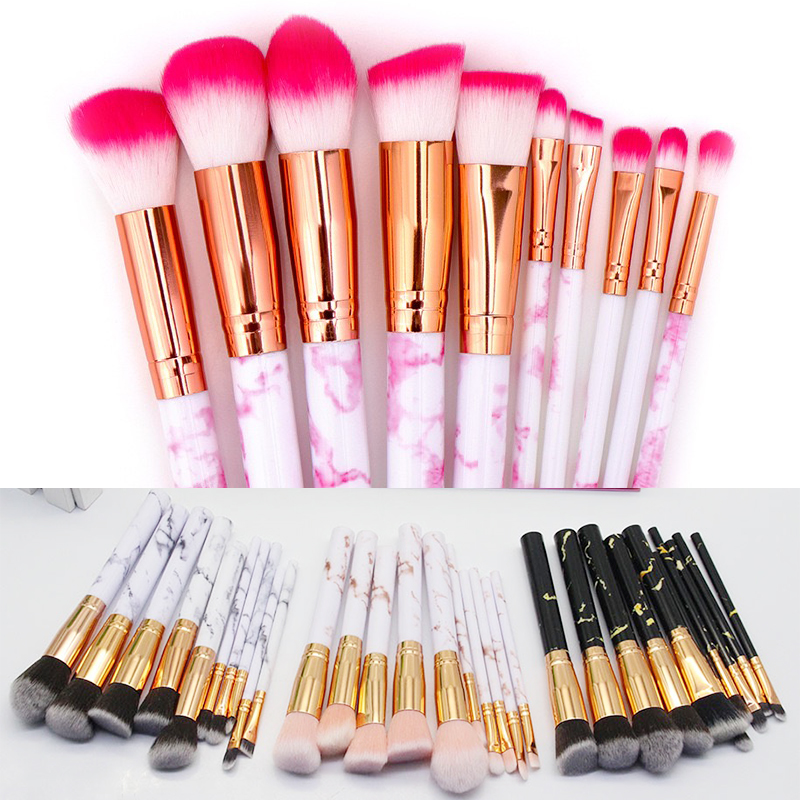 Broussages de maquillage de marque de luxe Round Bucket / Set Cosmetic Tool Brosses Blush Shadow Shadow Palette Aye and Face Brush Makeup Tools Original Quality Super Beautiful