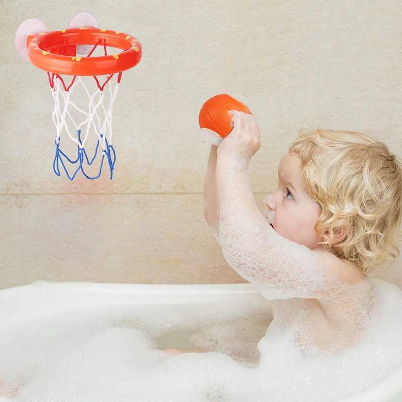 Baby Bath Toys Fun Baby Bath Toys for Kids Basketball Balls Balls Playset Bathtub Game Ball Playset Salle Slam Dunk Game pour tout-petit