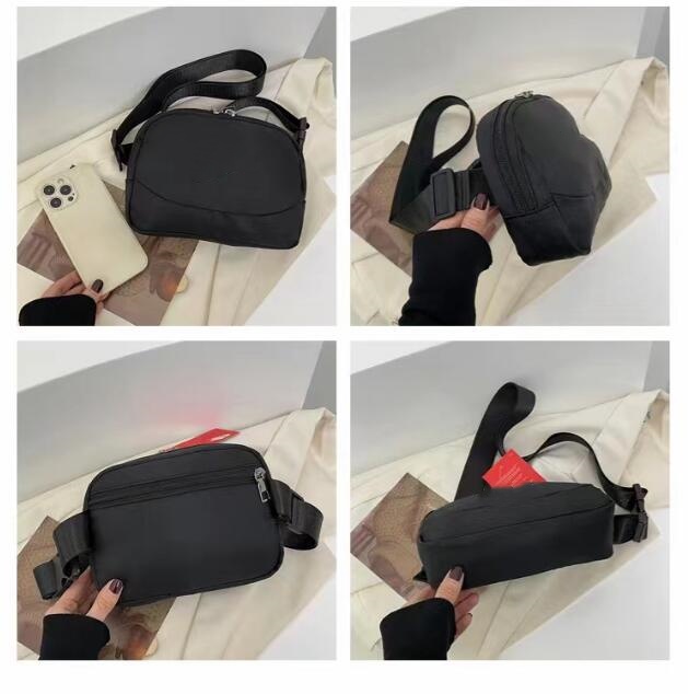 Cross Body Nylon Belt Bag with Adjustable Shoulder Strap Purse Designer Handbag Travel Messenger Bags